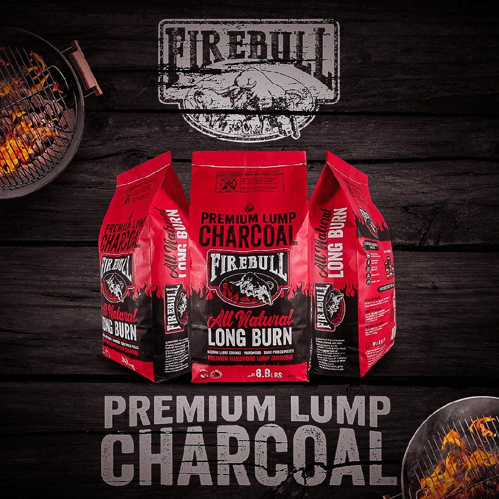 Premium Lump Charcoal 8.8LB 100% Quebracho Blanco Hardwood High Heat Extended Burn Minimal Ash Grilling Smoking Barbecuing Clean