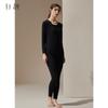 Soft and Warm Women's Autumn/Winter Plus Velvet Thickened Set