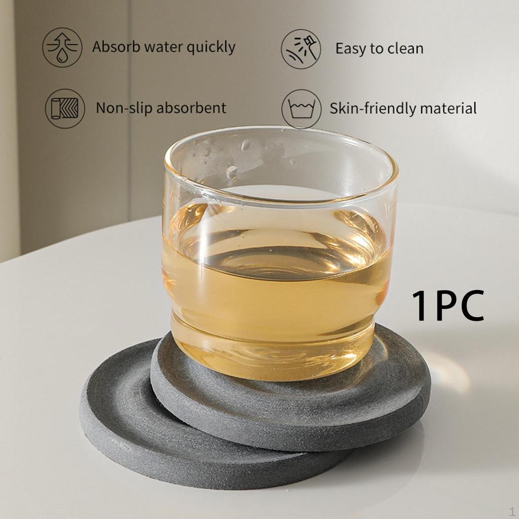 Coaster Insulation Mat Diatomaceous Earth Versatile Practical Desk Pad Cup for Bowl Teapot