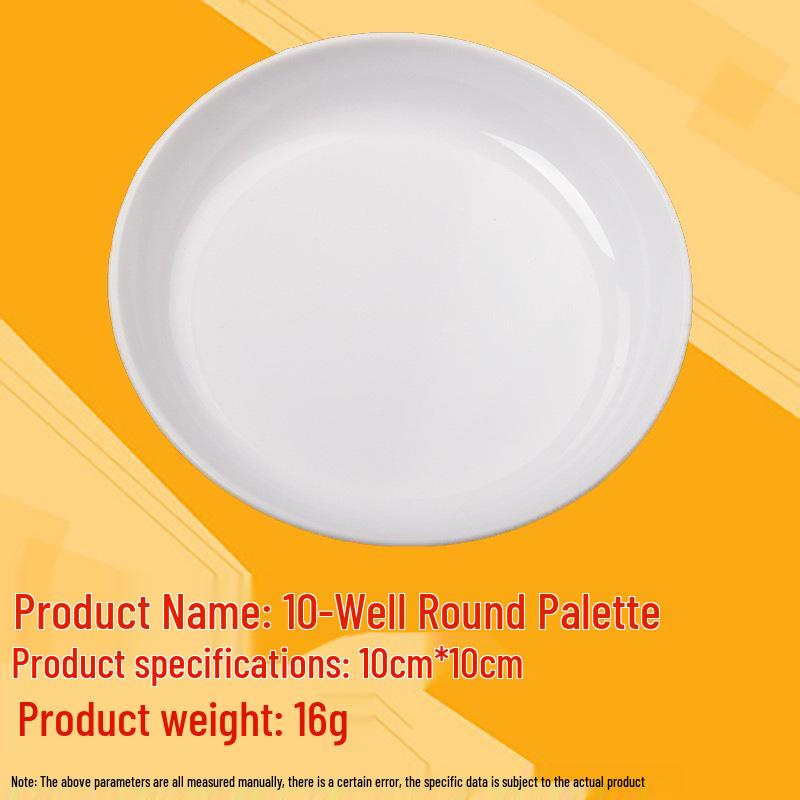 Children's Plastic Color Mixing Palette for Gouache Paints