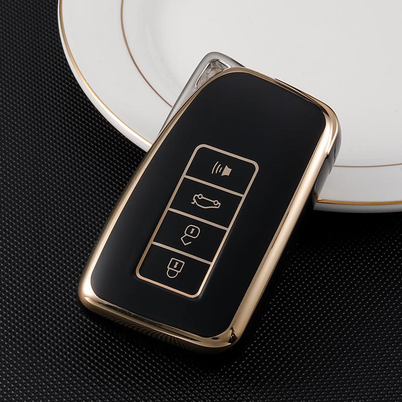 Gold Edge TPU Key Cover for Lexus ES200/RX300/ES300/UX200