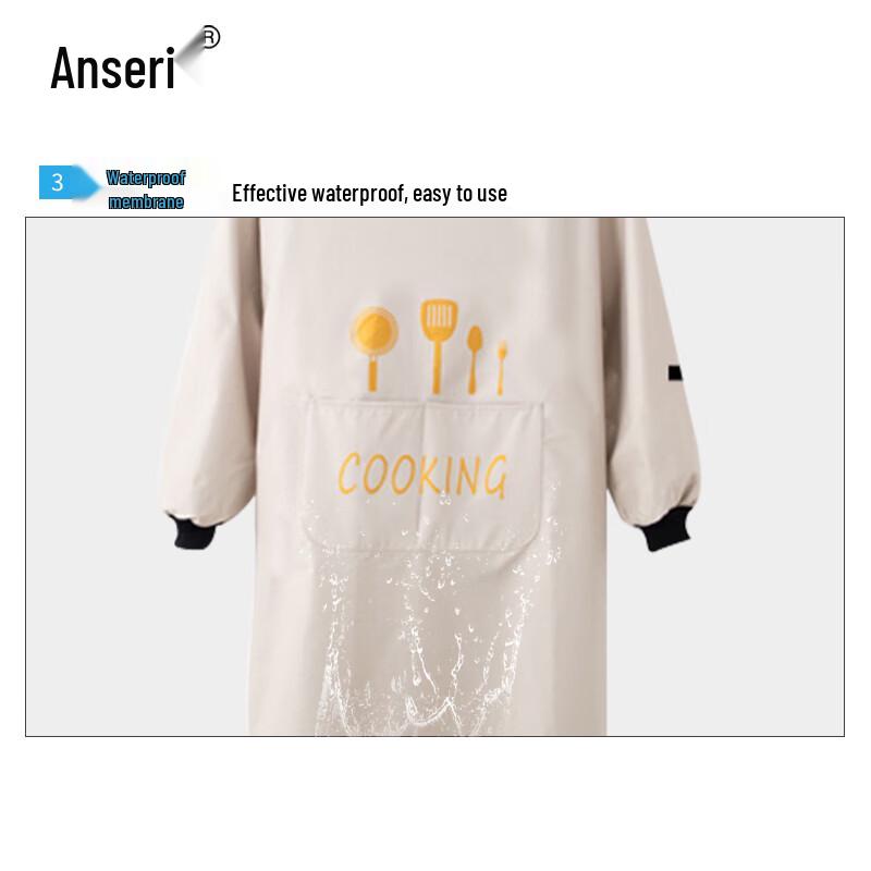 Ansell Waterdichte Schort met Lange Mouwen