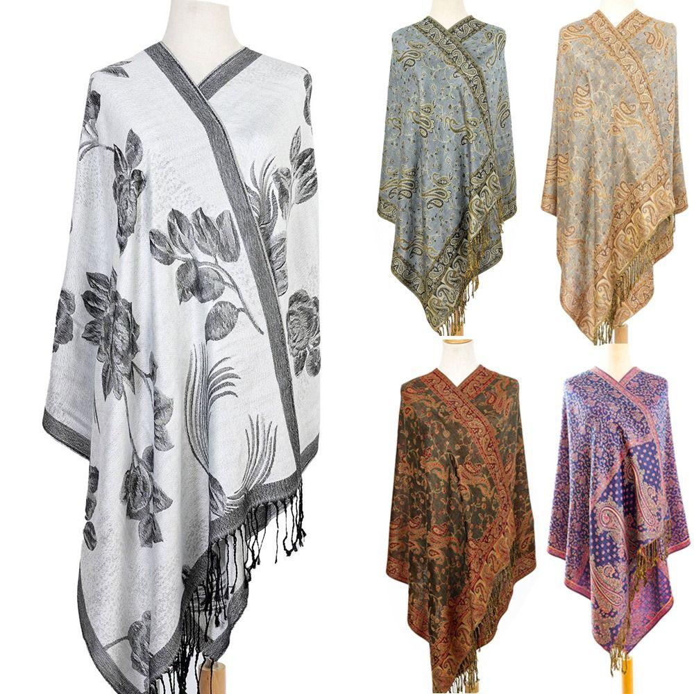 

Tassel Long Scarf Paisley Headkerchief Fashion Hijab 3