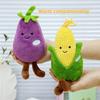 Vegetable Simulated Plush Toy Corn Eggplant Cartoon Doll Children Gift Holiday