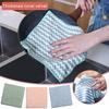 Coral Plush Thickened Rag Dishcloth Super Absorbent For Kitchen Household Clean