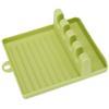 Multifunctional Kitchen Pot Lid Rack Plastic Spatula Storage Holder for Kitchen UtensilsGreen