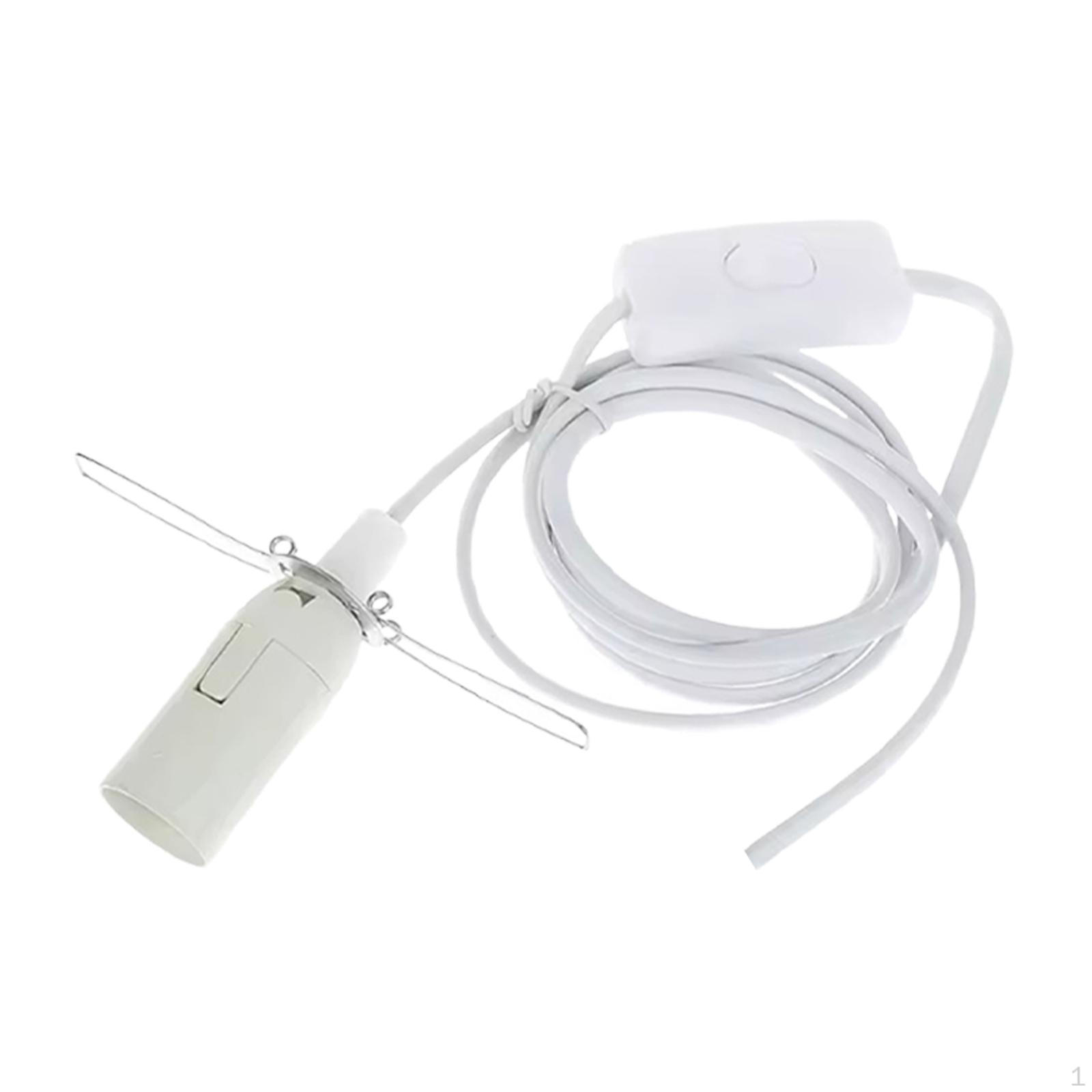 

Lamp Holder 1.8M Wire DIY Making Lighting Accessories E14 Base Light for Desktop Bar белый