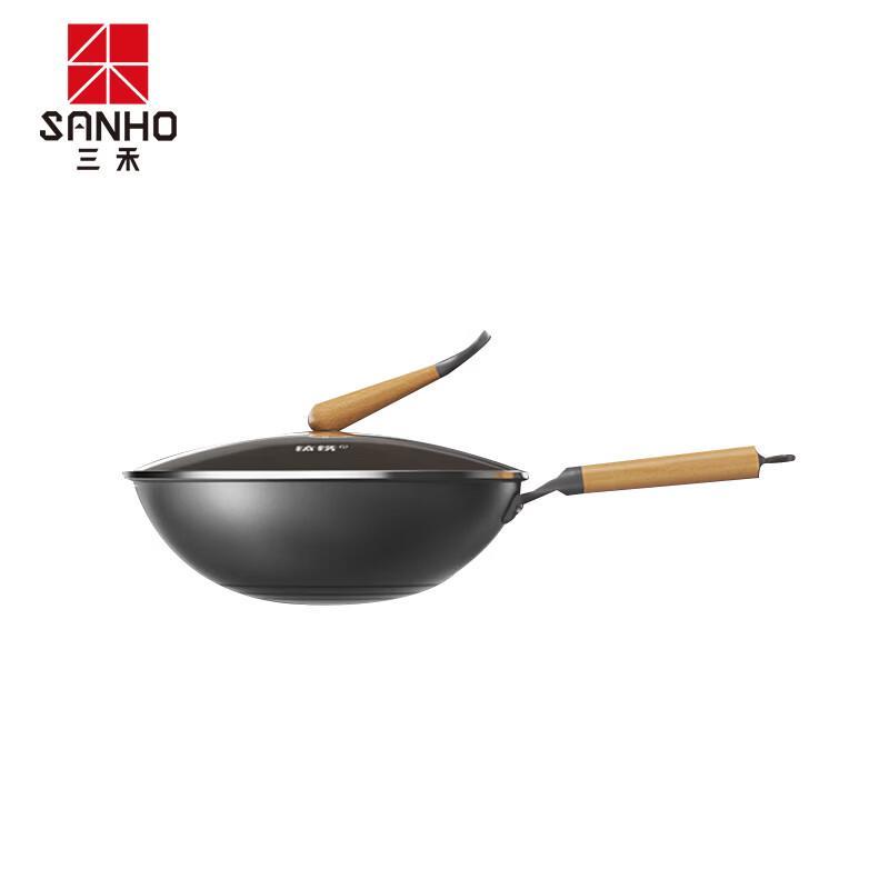 Sanhe Nitrided Titanium Iron Non-stick Wok