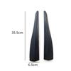 2 Pezzi Protezione Paraurti Misura Piccola/Grande Gomma Antigraffio Universale Auto Striscia Anticollisione Angolo Auto Elastico