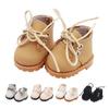 Doll Shoes Accessories Mini Martin Boots for 15cm Doll Faux Leather Shoes Easy To Wear Doll Shoe Accessories