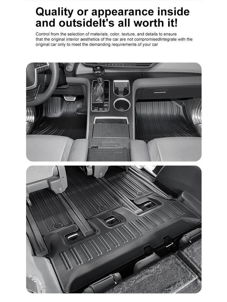 21-24 Sienna TPE Floor and Trunk Mats, Cross-Border E-commerce Compatible