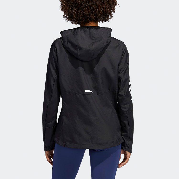 Adidas Jackets Women's Black Hooded Moderate Other FM6928