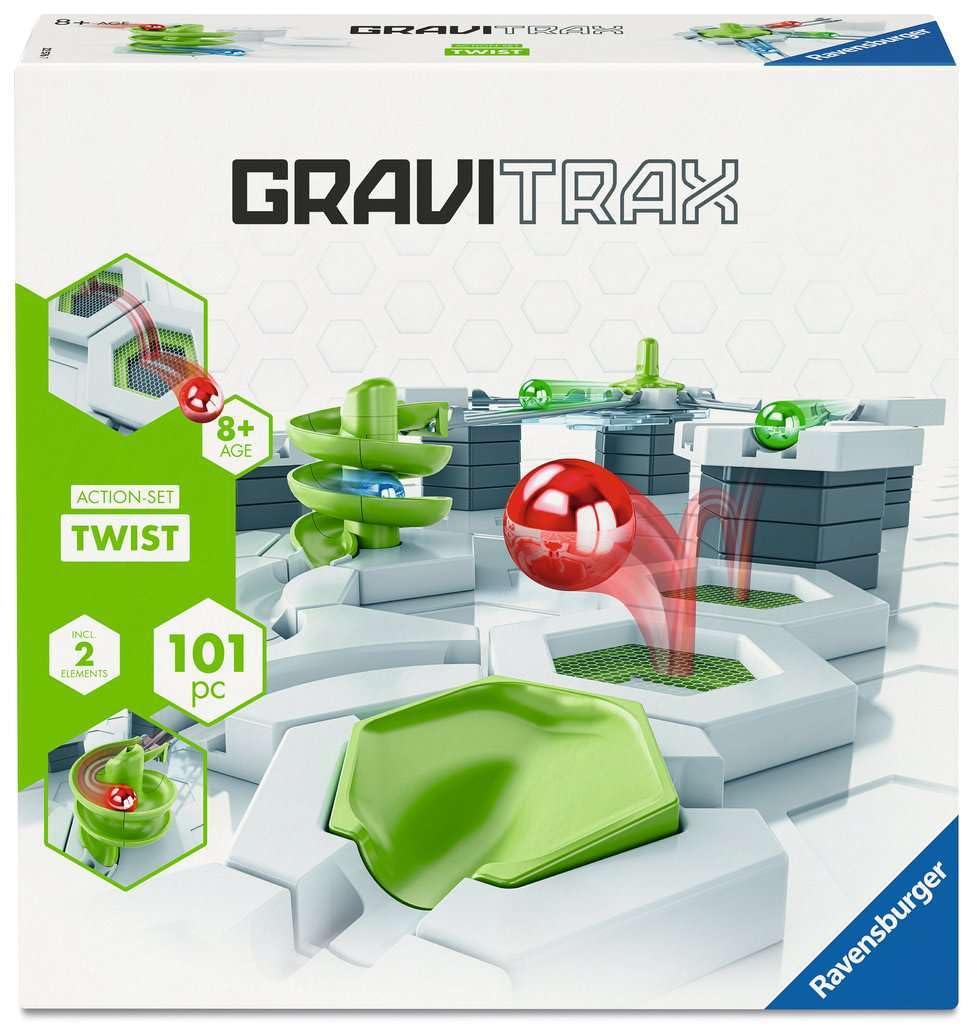 

Ravensburger Marble Run (Slope Toy) GraviTrax Action Set, Twist [101 Pieces], 22576 7, Ages 8+ [Educational Toy, Great Gift for Birthdays/Christmas]