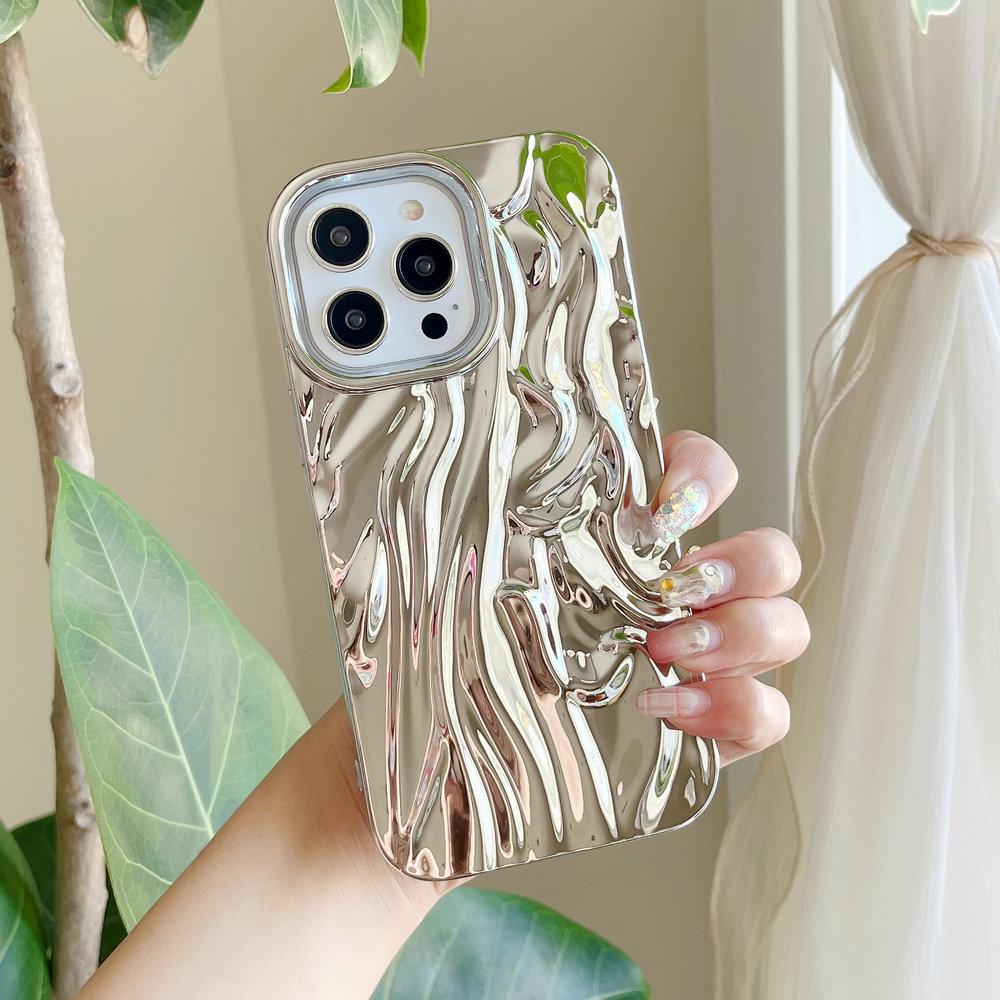 Anti-Shock Bling Chromed TPU Case For iPhone 15 14 13 12 Pro Max
