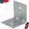 Carpenter's Angle Steel Construction Connector Reinforced 50 X 50 X 50 MM