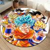 Kulatý koberec Dragon Ball Super Koberec do obývacího pokoje Ložnice Pohovka Herní místnost Dekorace Protiskluzová podložka