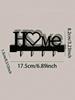 1pc No-Drill Love Key Holder Wall Mount, Home Decor Entrance Organizer Rack