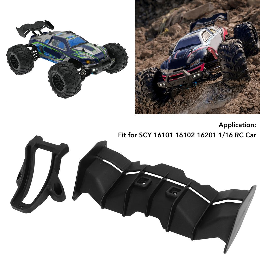 RC Tail Wing Lightweight Low Resistance Rear Wing Accessories Fit For SCY 16101 16102 16201 1/16 RC Car