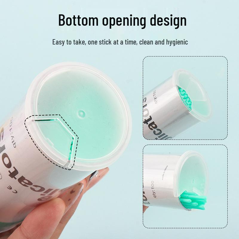 Bamboo Stick Cotton Swabs for Eyelash Extensions, Microblading, & Eyeshadow Application