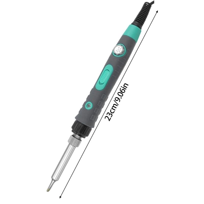 80W Soldering Iron Soldering Tool Adjustable Temperature Accessories Available Home Electronics Repair 200-500℃