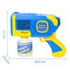 AOMEVOLEO Bubble Gun Set Electric Automatic Bubble Blower with LED Light 2 Pieces Child Toy Outdoor Play Picnic Camping Wedding Birthday Gift Blue and