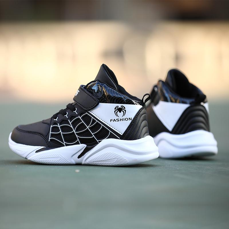 Boys' Sneakers 2025 Spring And Autumn Outdoor Elementary School Boys' Middle-Aged Children's Shoes Casual And Comfortable Prints