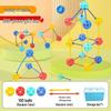 3D Geometric Bead Building Blocks: Educational Toy for Kids' Creativity