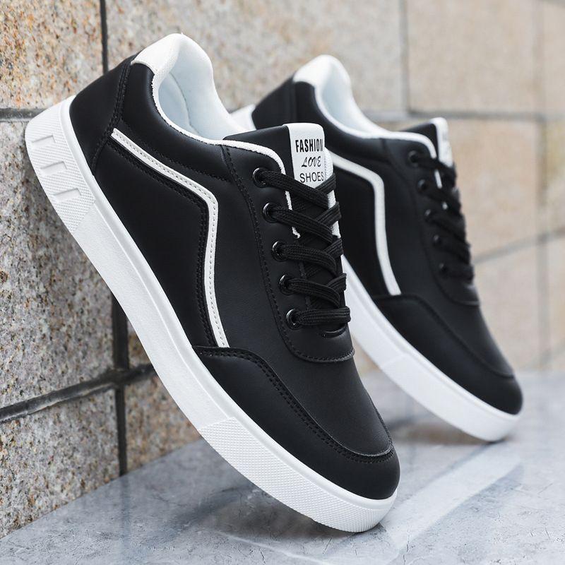 Men's Casual Comfortable Sports Shoes with Lace Up New Autumn Versatile Casual Comfortable Breathable Board Shoes