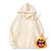 Men S Thick Fleece Lined Hooded Sweatshirt American Street Style