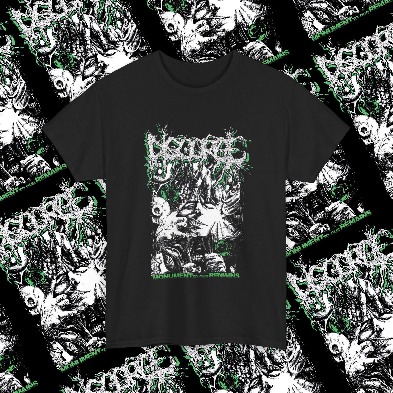 Disgorge (MEX)  Monument to Our Remains  T-Shirt, Brutal Death Metal Band Shirt 4XL