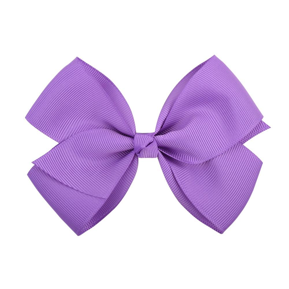 1pcs 4.5 Inches Sweet Candy Color Hair Bows With Clip Kids Girls Boutique Handmade Hair Clip Hairgrips Hair Accessories