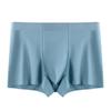 Plus Size Men's Spring and Summer Solid Color Antibacterial Breathable Non Mark Mid Waist Flat Angle Underwear
