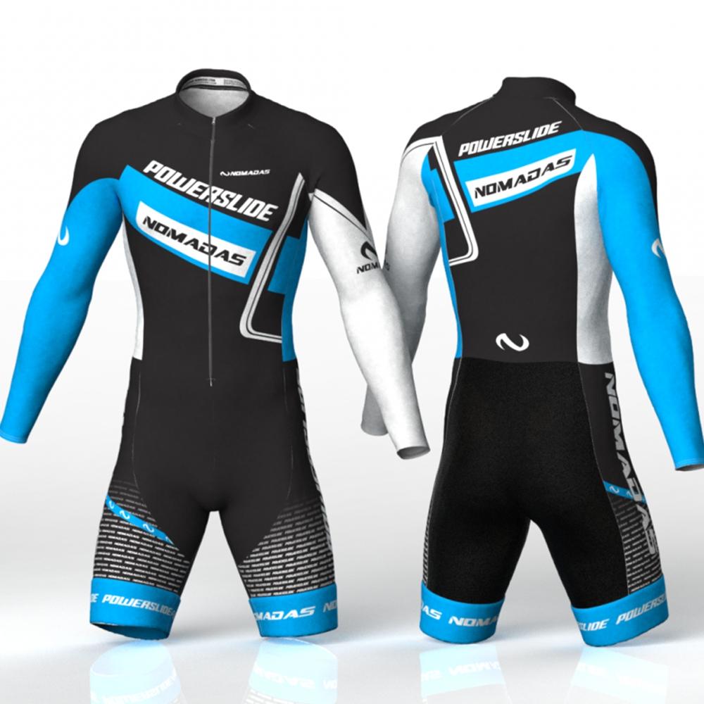Tuta da Pattinaggio Inline Veloce per Uomo Skinsuit Fast Skats Mtb Tuta da Pattinaggio a Rotelle Set 2026 Manica Lunga Traspirante Monopezzo Set Tuta da Ciclismo