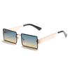 Rectangle Rimless Sunglasses Women Men Gradient Shades Sun Glasses Female Classic Brand Designer Eyeglasses UV400 Oculos