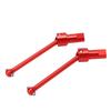 2 Pcs Front Rear Drive Shaft Aluminium Alloy RC CVD Front Rear Drive Shaft for   Latrax Teton 1Celsius18 Car