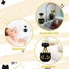 Cat Soap Dispenser, Black Cat Paw Foam Soap Dispenser, Cute Hand Soap Dispenser for Daily Use, Novelty Soap Dispenser with Paw Print Design, Perfect