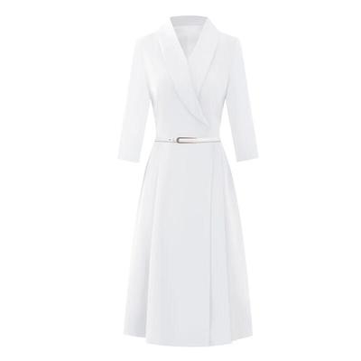 Teluoman Professionelles A-Linien-Kleid