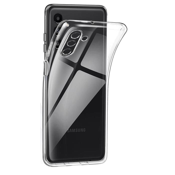 Coque et tour de cou pour Samsung Galaxy A13 5G - TPU Souple Transparent Cordon Noir réglable Phonillico®