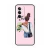 For OPPO Reno 12 5G Case Flower Painted Soft TPU Silicone Case Cover for Oppo Reno12 Pro Protective Shells On Reno 12Pro Capa