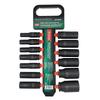 Set of 13 Long Impact Sockets 1/2" 10-32mm 6-point CrMo Rockforce