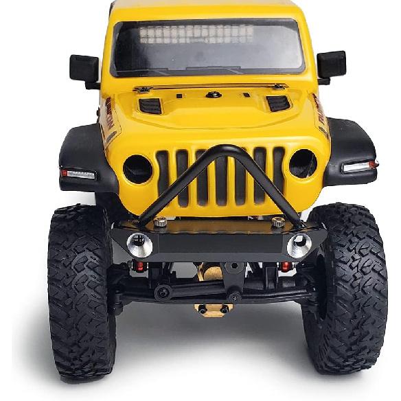 RCLIONS Aluminum Alloy Front Bumper for Axial SCX24 AXI90081 Deadbolt 1/24th RC Crawler Truck Car