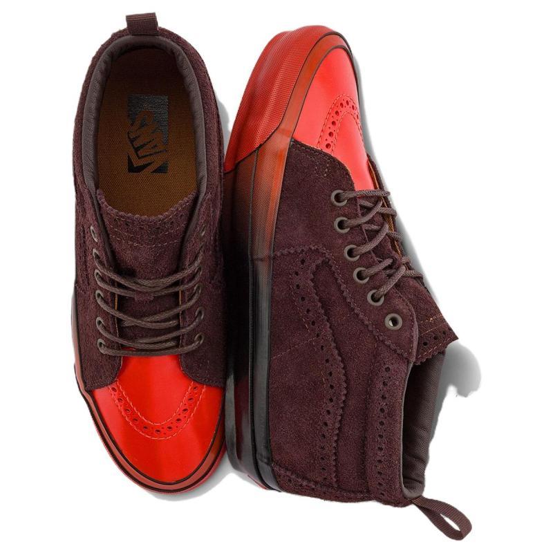 Vans SK8 MID Top Skateboard Shoes Unisex Umber Sneakers VN000S676CB