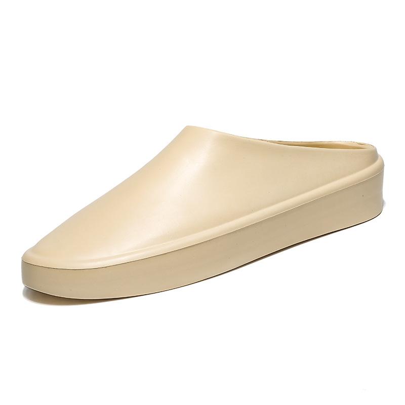 

2025 summer bag head slippers men and women Amazon outdoor large size beach shoes teenagers half drag couple lazy shoes 45-46