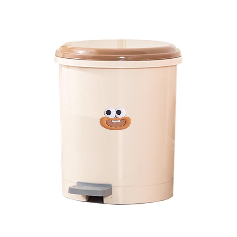 HUIHUADU Foot Pedal Trash Can with Lid