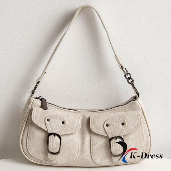 Vintage kožená kapesní crossbody taška přes rameno (3 barvy)