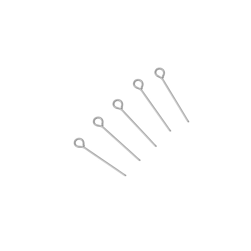 50/100Pcs Stainless Steel 9-Shape Needle Charm Accessories For DIY Necklace Bracelet Jewelry Making