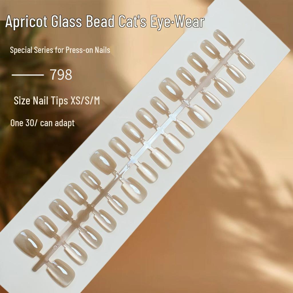 

Hailey s Style - Black Hole Aurora Cat Eye Press-On Nails