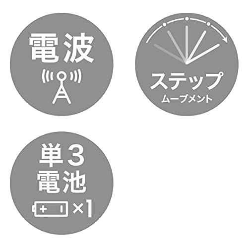 Interform Forli CL-8332WH Colorful Rainbow Radio-Controlled Wall Clock, 30cm Diameter