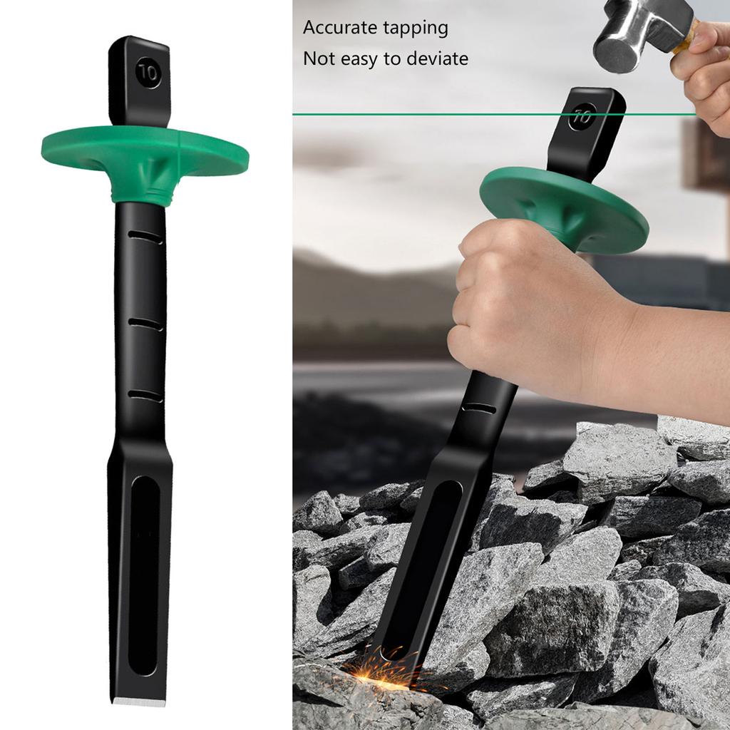 Professional Stone Mason Chisel Tool Heavy Duty Flat Chisel Stoneworking Flat Chisel Tool Carving Chisel for Masonry