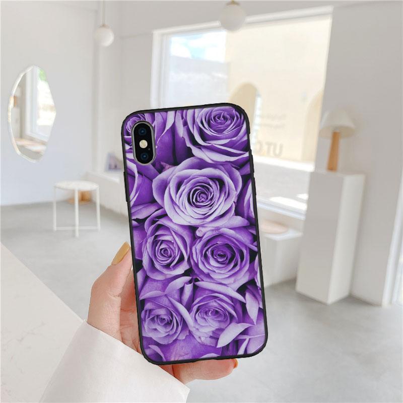 CJ17 Beautiful Roses Flower Soft Shell Phone Case for Redmi Note 13 14 Pro+ Plus A3 A3X 13X 13C 13R 14S 14C 14R